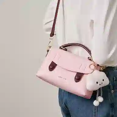 快乐玛丽女包高颜值小方包优雅气质手提包大容量斜挎包时尚百搭单肩包实用女士包包简约通勤包学生包 女款 小号 多色