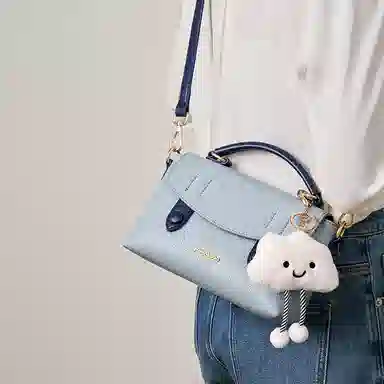 快乐玛丽女包高颜值小方包优雅气质手提包大容量斜挎包时尚百搭单肩包实用女士包包简约通勤包学生包 女款 小号 多色