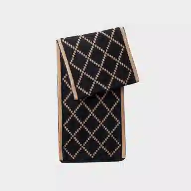 Joy&Mario Scarf Black Brown