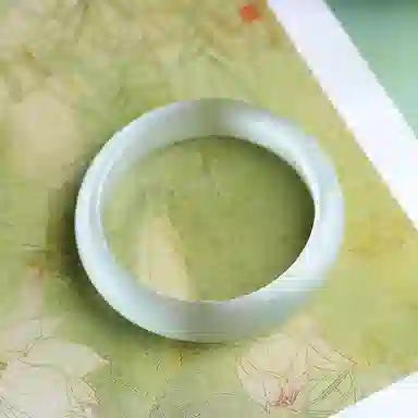 梨云暮雪 白月光猫眼 一步一响 复古 高级感 清冷 旗袍汉服 新中式 国潮国风 荔枝冻 极简风 琉璃 手镯 女款