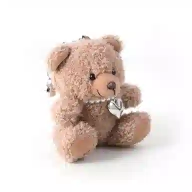 维尼奥 可爱呆萌小熊书包挂件挂绳 毛绒 包周边 男女同款情侣款 棕熊