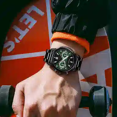 KANGOL Multifunction Watch Green Dial