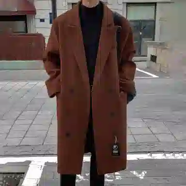 URBAN AUTHENTIC Long Wool Coat