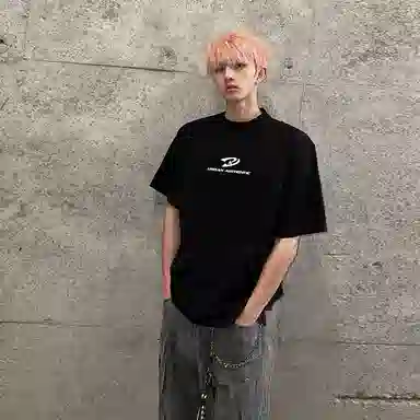 URBAN AUTHENTIC LOGOcleanfitT