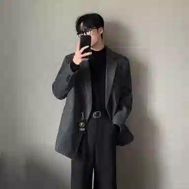 URBAN AUTHENTIC Short Wool Blazer