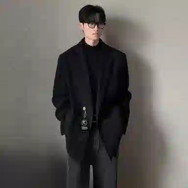 URBAN AUTHENTIC Short Wool Blazer