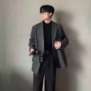 URBAN AUTHENTIC Short Wool Blazer