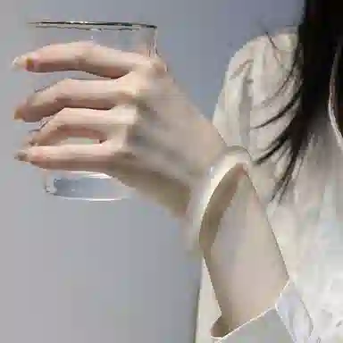 两世欢 新中式国潮风古风白月光 汉服旗袍美人 玉髓 手镯 女款