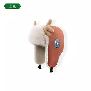 木林森 冬季加厚户外骑车防风护耳 毛绒皮质 雷锋帽 男女同款情侣款