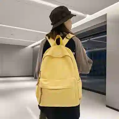 KAMLUI Nylon Backpack Black