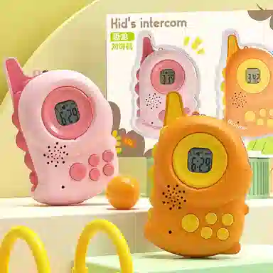 图米鱼 对讲机无线户外远距离传呼机迷你呼叫电话机 早教教具