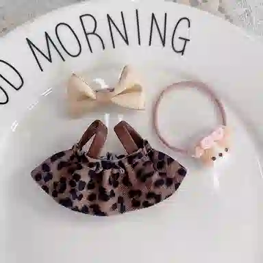 图米鱼 豹纹套装 酷酷裙心底 娃衣着替