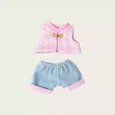 图米鱼 淡雅中式 【适配于 一代 二代 三代 马卡龙 坐坐派对】粉色可爱 娃衣着替