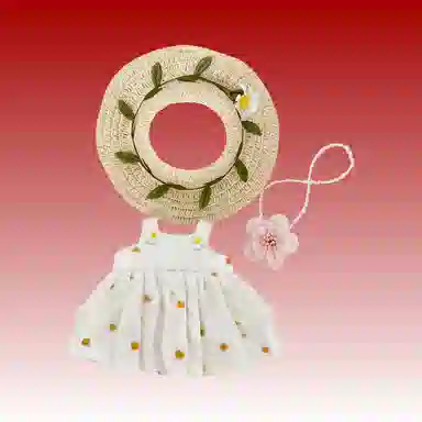 图米鱼 【适配于 一代 二代 三代 马卡龙 坐坐派对】 蒲公英套装 娃衣着替