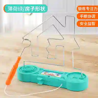 图米鱼 创意益智电碰火线迷宫 早教教具