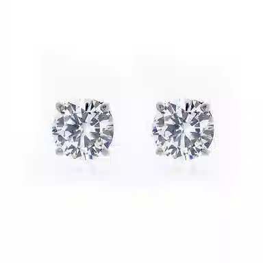 B&Z Magnetic Sparkle Earrings Silver Black