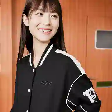 匹克 时尚系列 运动休闲针织外套 女款 黑色