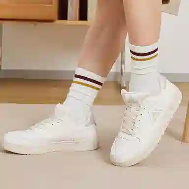 Peak Air Force 1 Low White