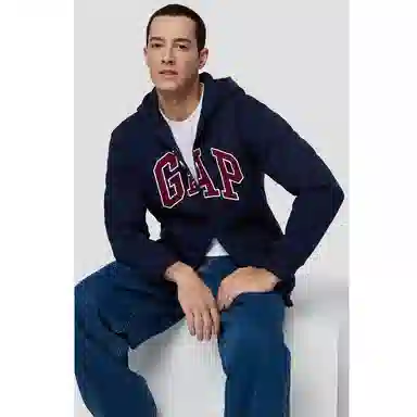 GAP Logo Zip Hoodie
