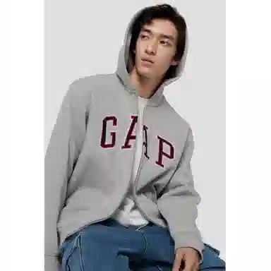 GAP Logo Zip Hoodie