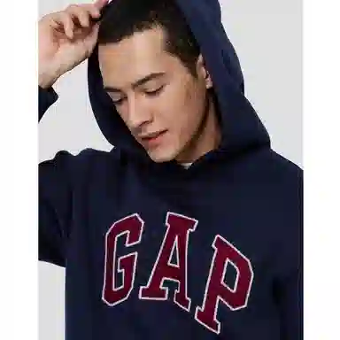 GAP Heavyweight Fleece Logo Hoodie