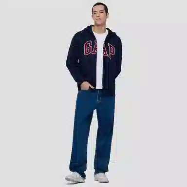 GAP Logo Zip Hoodie