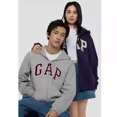 GAP Logo Zip Hoodie