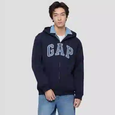 GAP Logo Zip Hoodie
