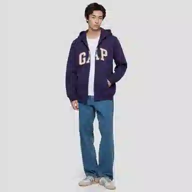 GAP Logo Zip Hoodie