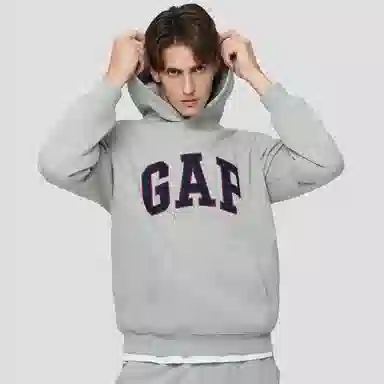 GAP Heavyweight Fleece Logo Hoodie