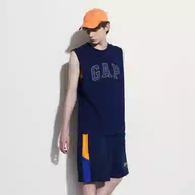 GAP Sleeveless Logo Tank White