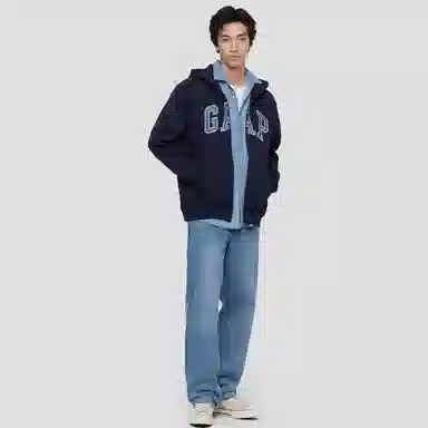 GAP Logo Zip Hoodie