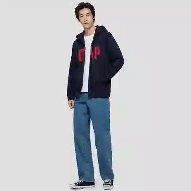 GAP Logo Zip Hoodie