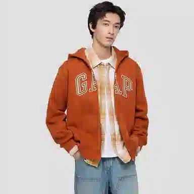 GAP Logo Zip Hoodie