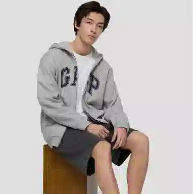 GAP Logo Zip Hoodie