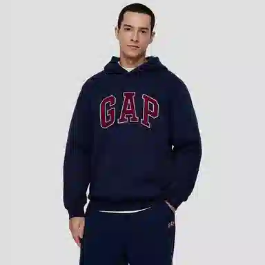GAP Heavyweight Fleece Logo Hoodie