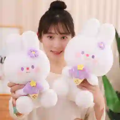 安之静雅 甜甜兔子 玩偶 毛绒公仔