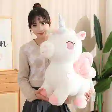 安之静雅 卡通可爱 炫彩飞马 玩偶 毛绒公仔
