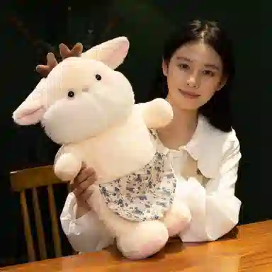 安之静雅 可爱大胡子狗狗 猫咪抱睡布娃娃 玩偶 毛绒公仔