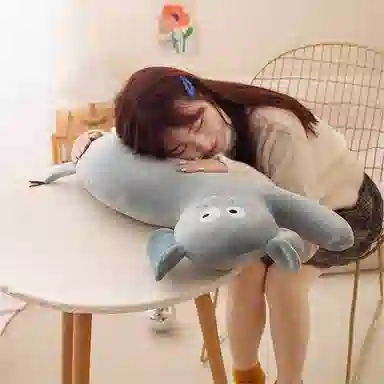 安之静雅 可爱狐狸抱枕 玩偶 毛绒公仔