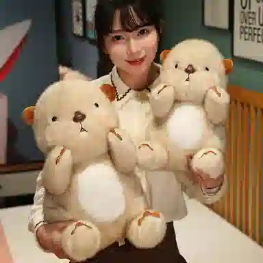 安之静雅 呆萌可爱小海獭 玩偶 毛绒公仔