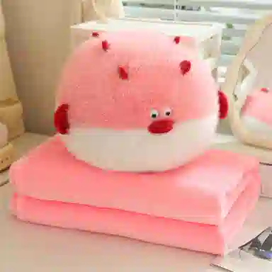 安之静雅 可爱猫咪吃鱼 玩偶 毛绒公仔