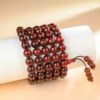 【禅意108珠串 】 艾卡拉 招财纳福考试上岸小众高级转运佛珠念珠转运珠#好运国风设计 酸枝木 手串 男女同款情侣款