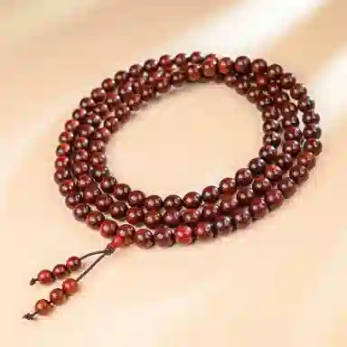 【禅意108珠串 】 艾卡拉 招财纳福考试上岸小众高级转运佛珠念珠转运珠#好运国风设计 酸枝木 手串 男女同款情侣款