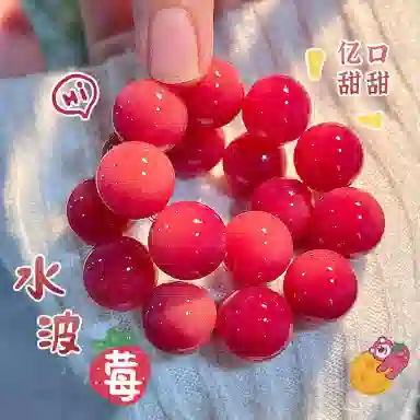 【渐变水墨系列】 艾卡拉 “朱”事 顺意胭脂好运 远山黛复古风绕指柔佛珠精品设计 白玉菩提 手串 男女同款情侣款