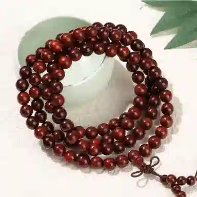 【禅意108珠串 】 艾卡拉 招财纳福考试上岸小众高级转运佛珠念珠转运珠#好运国风设计 酸枝木 手串 男女同款情侣款