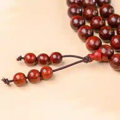 【禅意108珠串 】 艾卡拉 招财纳福考试上岸小众高级转运佛珠念珠转运珠#好运国风设计 酸枝木 手串 男女同款情侣款