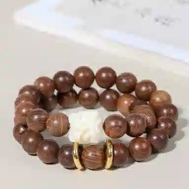 艾卡拉 醒狮佛珠文玩 檀木 手串 男女同款情侣款