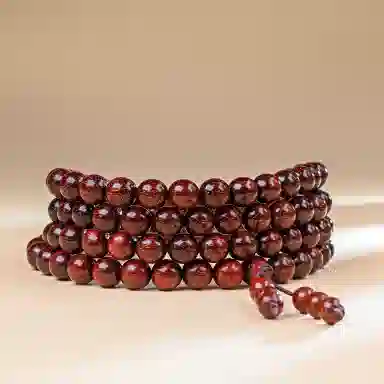 【禅意108珠串 】 艾卡拉 招财纳福考试上岸小众高级转运佛珠念珠转运珠#好运国风设计 酸枝木 手串 男女同款情侣款