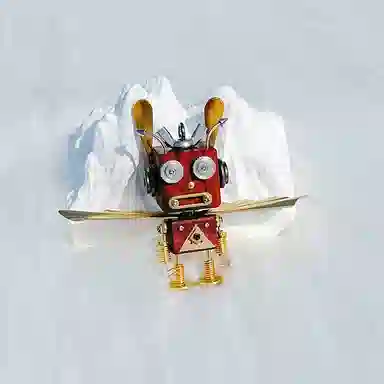 木小魔 蚁人 赛博朋克电脑桌面摆件电竞房装饰科技感创意 原木 吊坠 男女同款情侣款